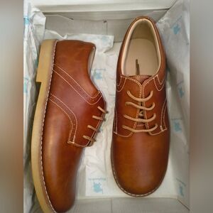 Elephantito Carmel Brown Boy's  Golfer Oxford